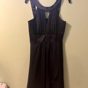 White House Black Market Backless Black Dress